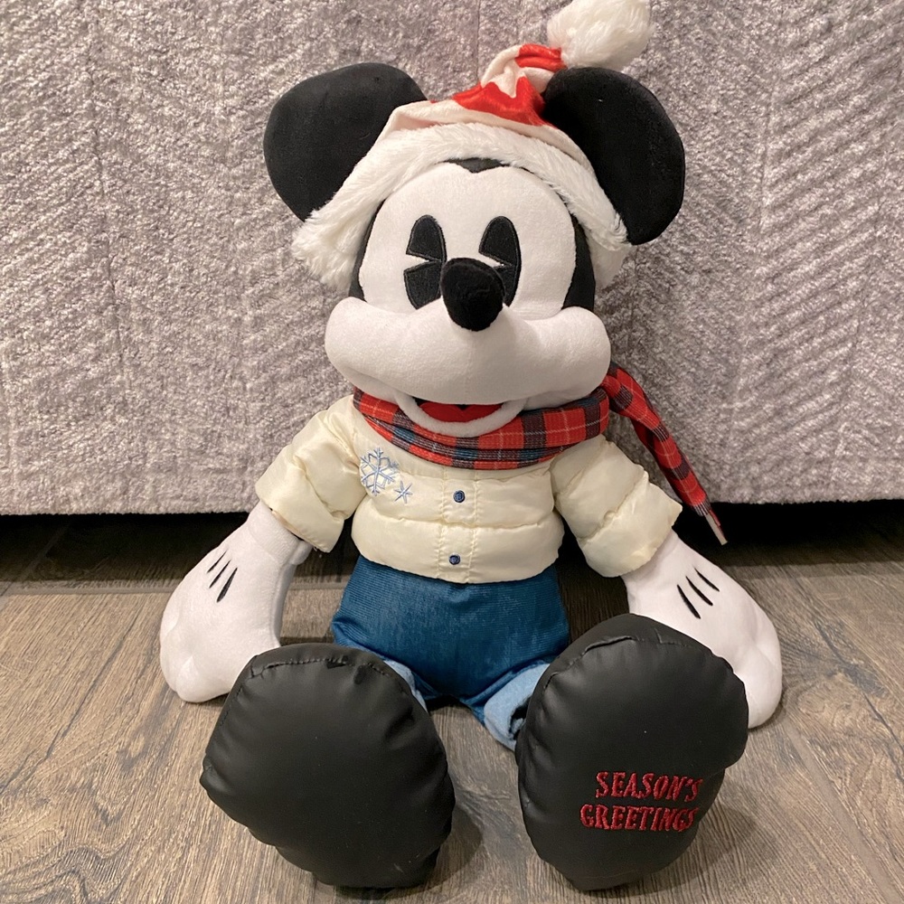Christmas plush Mickey Mouse